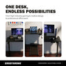 Ergo Throne V One - Electric Standing Desk (Matt Black), 5-Year Warranty (100–140 cm)