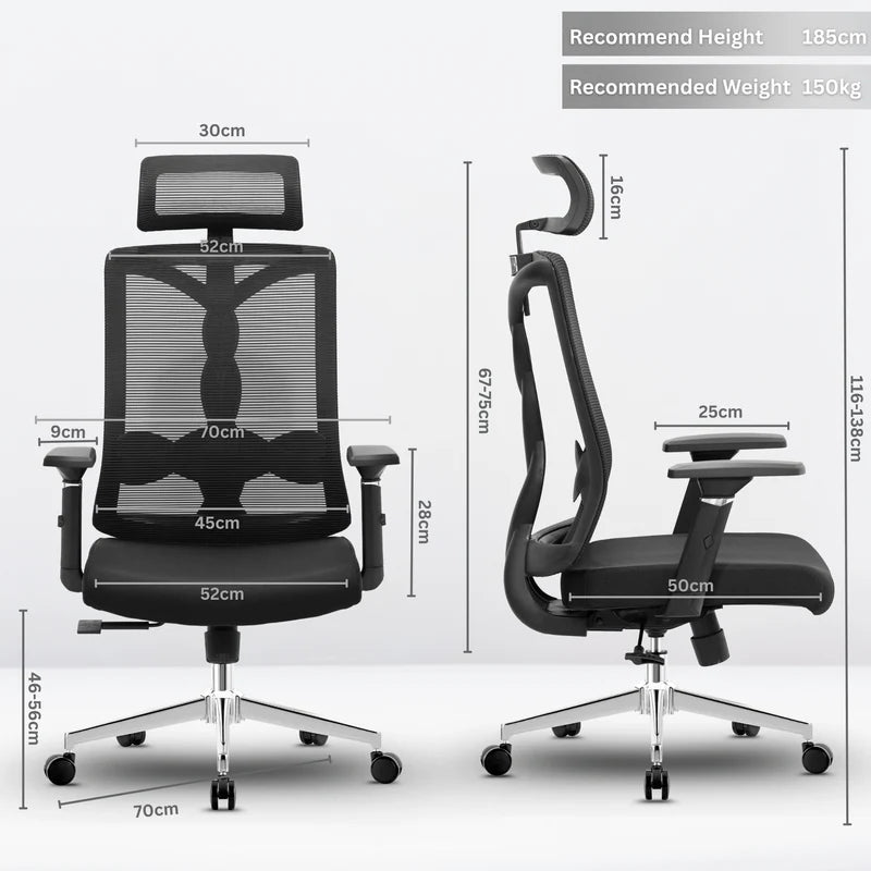 Product dimensions