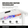 Ergo Throne V One - Electric Standing Desk (White), 5-Year Warranty (100–140 cm)