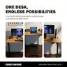 Ergo Throne V One - Electric Standing Desk (Baverian Beach), 5-Year Warranty (100–140 cm)