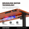 Ergo Throne V One - Electric Standing Desk (Greande Pine), 5-Year Warranty (100–140 cm)