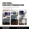 Ergo Throne V One - Electric Standing Desk (White), 5-Year Warranty (100–140 cm)